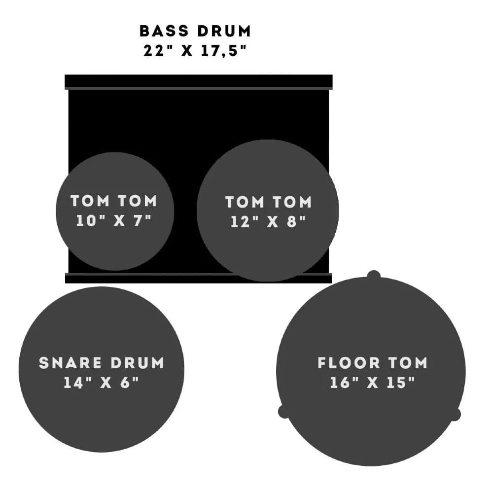 Sonor AQ1 Stage Series 5-Piece Acoustic Drum Set With Hardware - Image 10