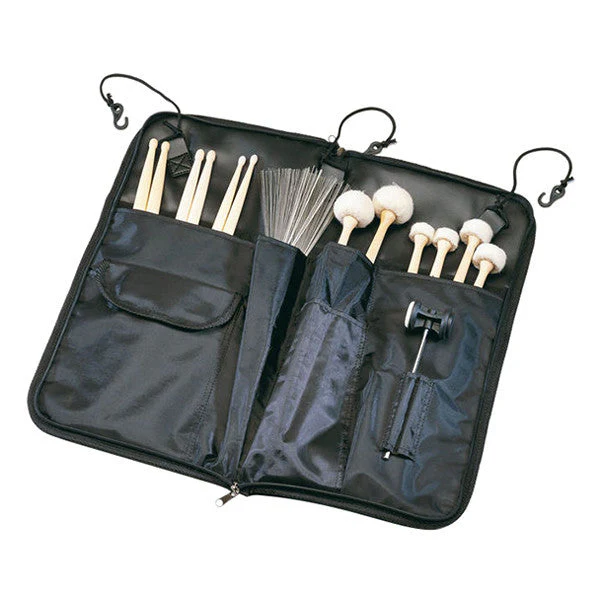 Sonor SSB Standard Drumstick Bag - Black with White Logo Imprint