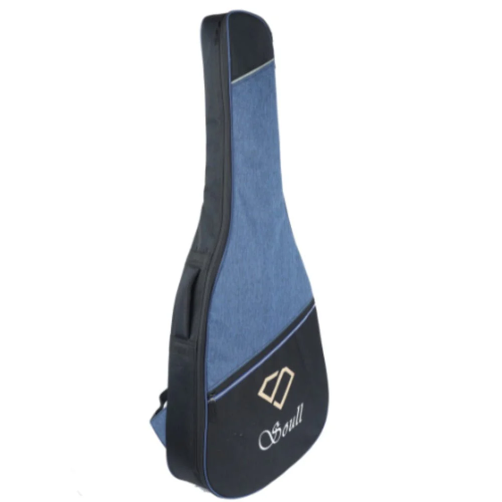 Soull USAB-112 Acoustic Guitar Bag - Black and Sky Blue