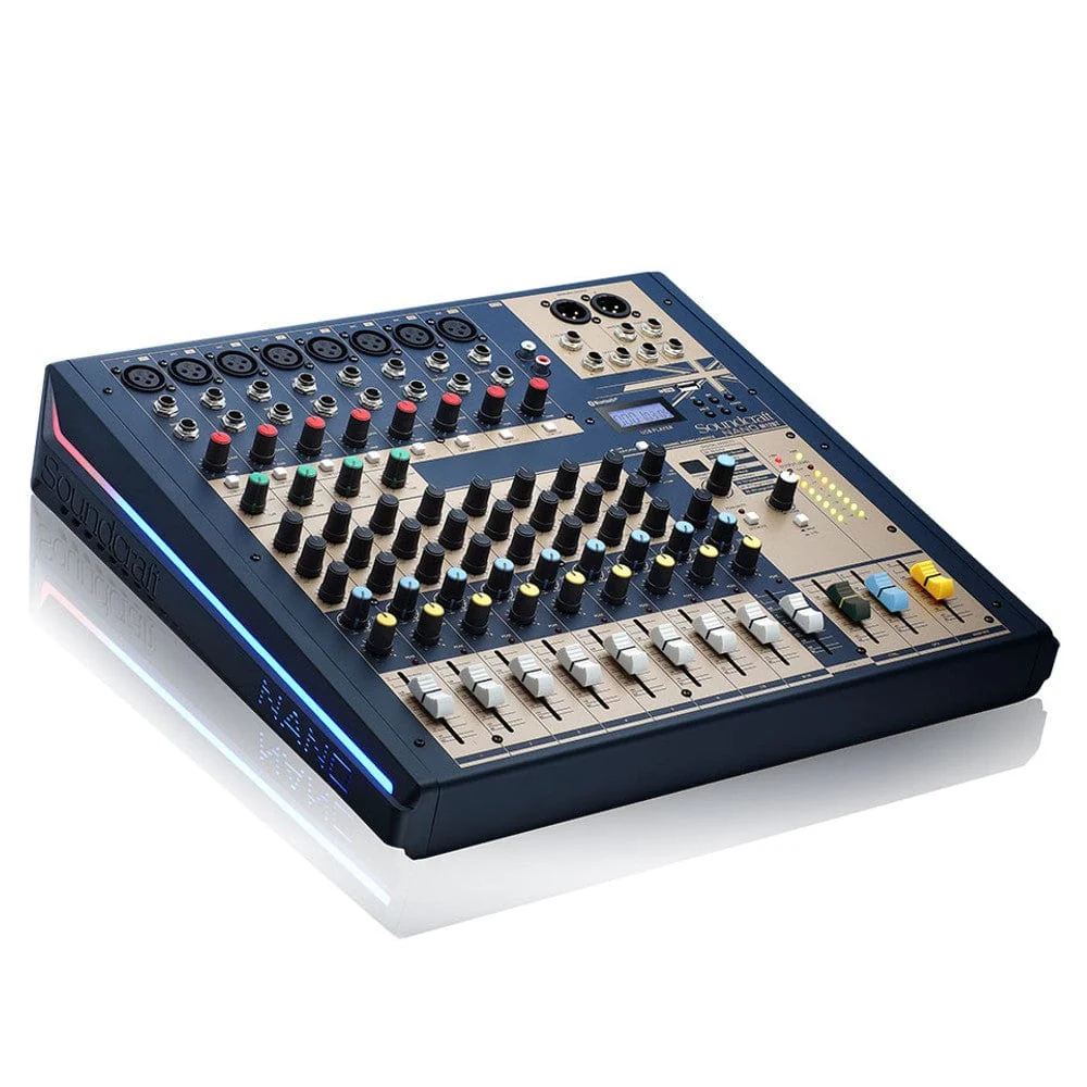 Soundcraft Nano M12BT 12-Channel Compact Analog Mixer with Bluetooth - Image 2