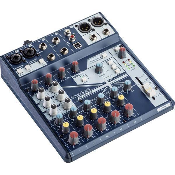 Soundcraft Notepad-8FX 8 Channel Desktop Mixer with USB - Image 2