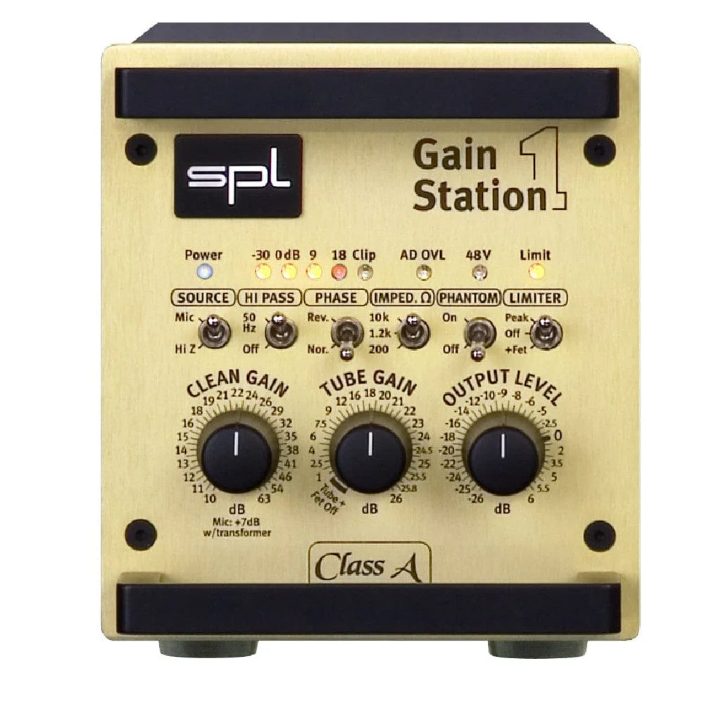 SPL GainStation 1 Class A & Tube Microphone and Instrument Preamplifier