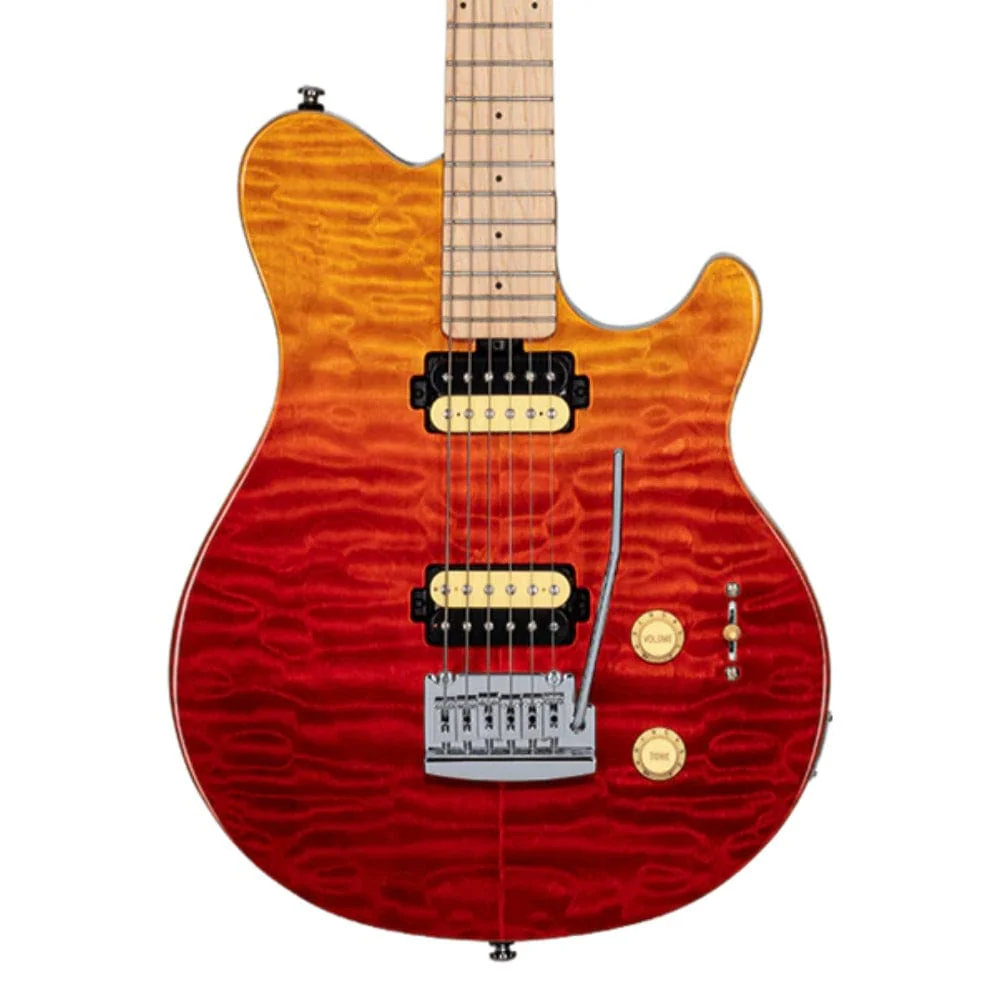 Sterling by Music Man Axis AX3 Quilted Maple 6-String Electric Guitar - Image 3