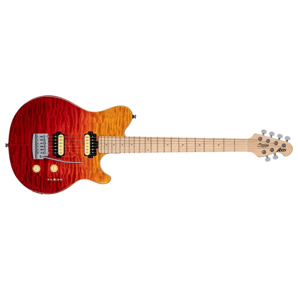 Sterling by Music Man Axis AX3 Quilted Maple 6-String Electric Guitar - Image 4