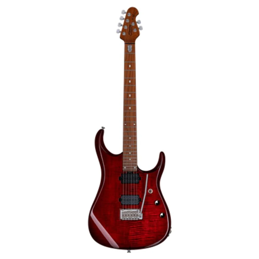 Sterling by Music Man JP150 Flame Maple Top Electric Guitar with Gigbag - Image 3