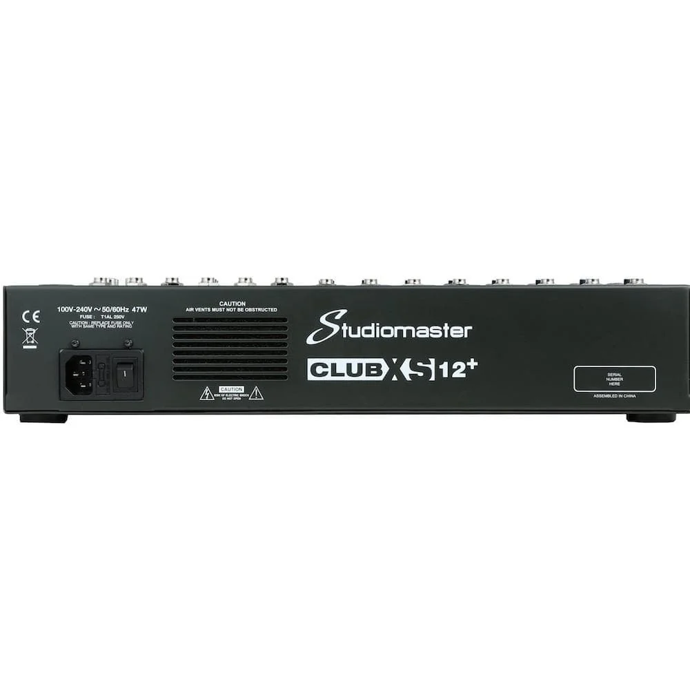 Studiomaster CLUB XS12+ 12 Channel Analog Mixer - Image 3