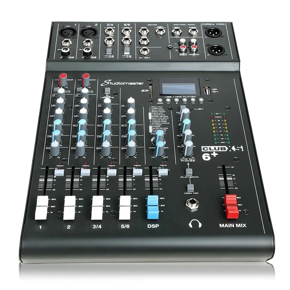 Studiomaster CLUB XS6+ 6 Channel Analog Mixer - Image 2
