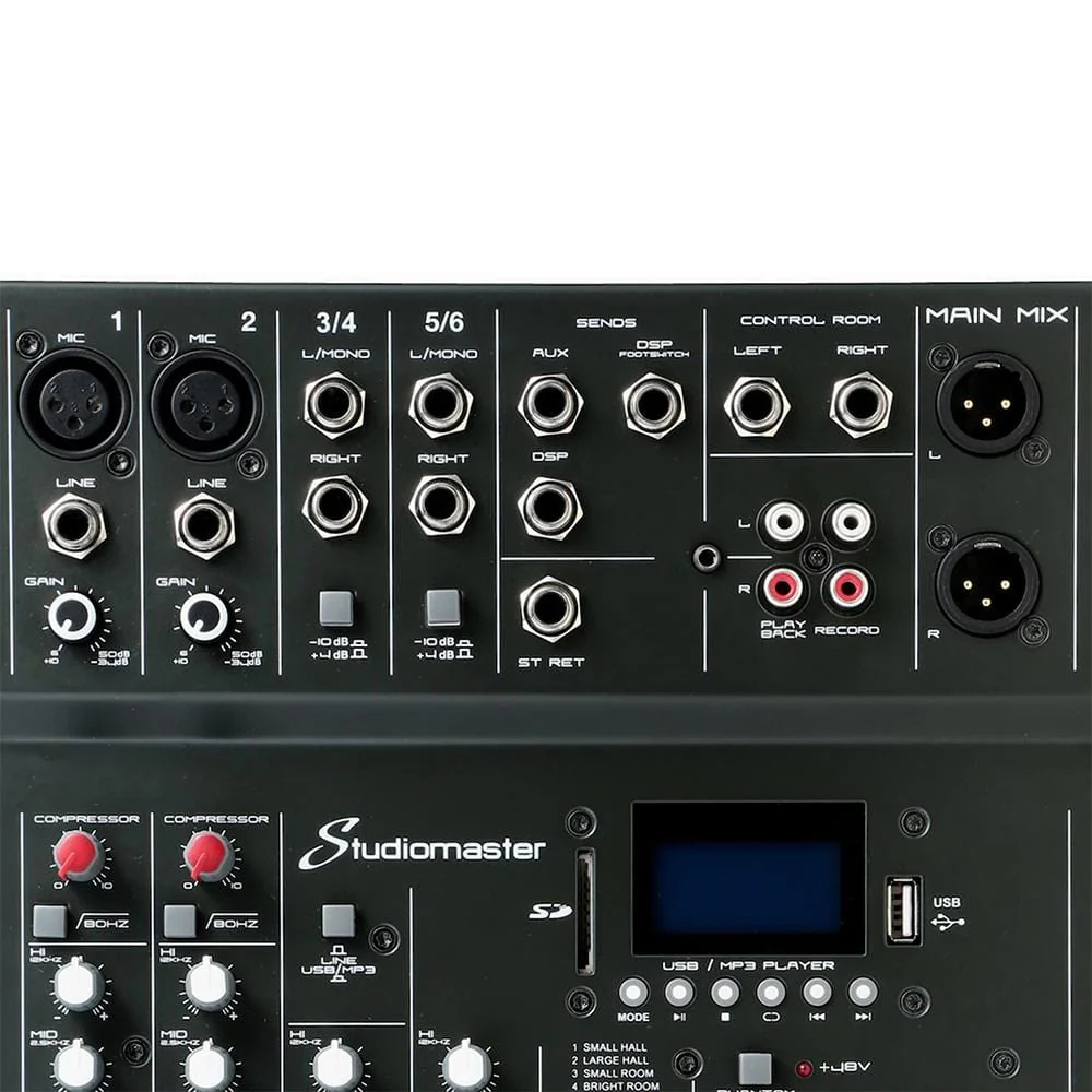 Studiomaster CLUB XS6+ 6 Channel Analog Mixer - Image 3