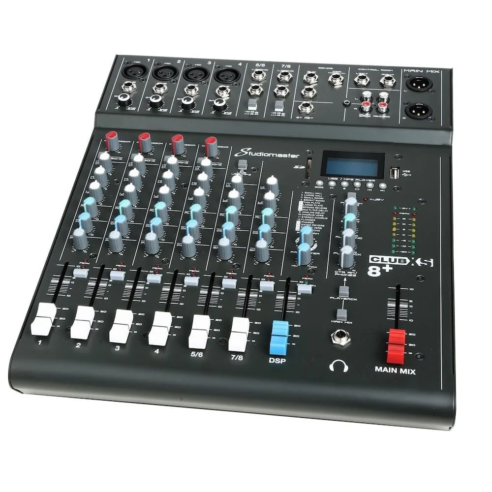Studiomaster CLUB XS8 Plus 8 Channel Analog Mixer - Image 4
