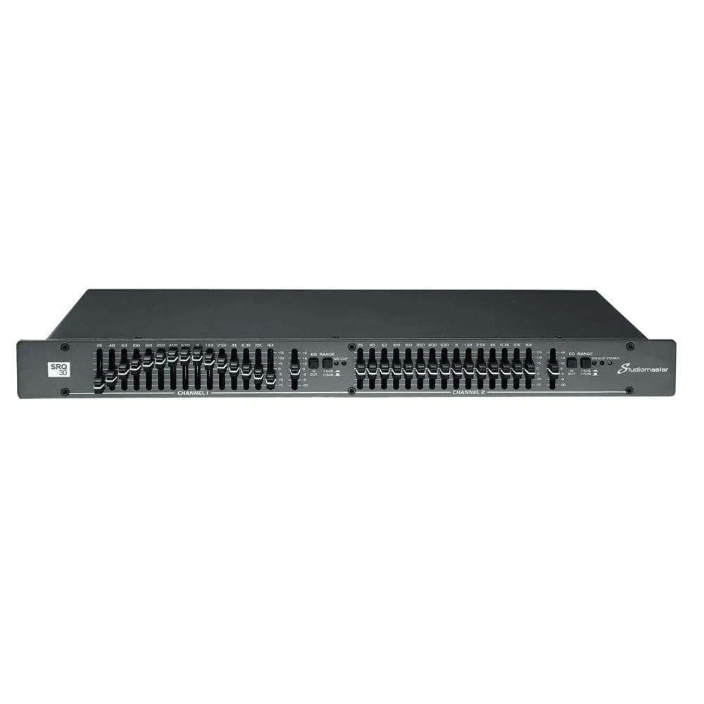 StudioMaster SRQ 30 Series 2x15 Band Graphic Equalizer