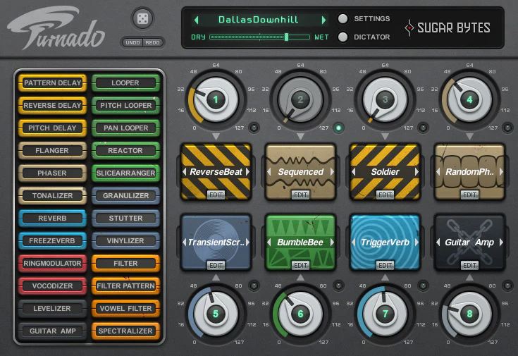 Sugar Bytes Turnado Distortion – Professional Audio Software & Plugin