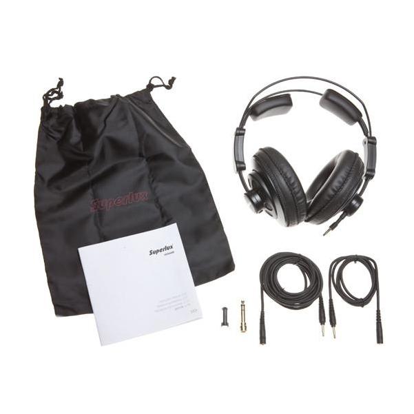 Superlux HD668B Semi-C Pro Studio Headphones - Image 3