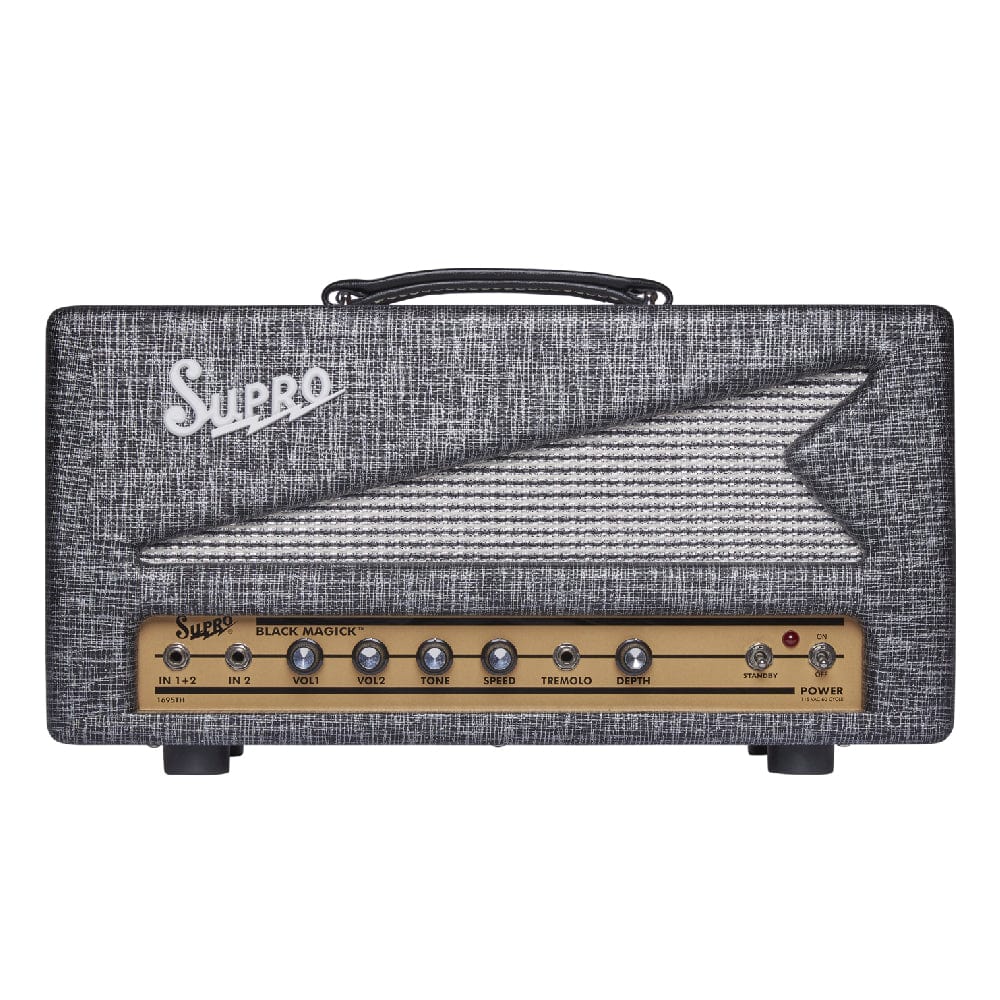 Supro Black Magick Head 25-Watt Electric Guitar Amplifier Head