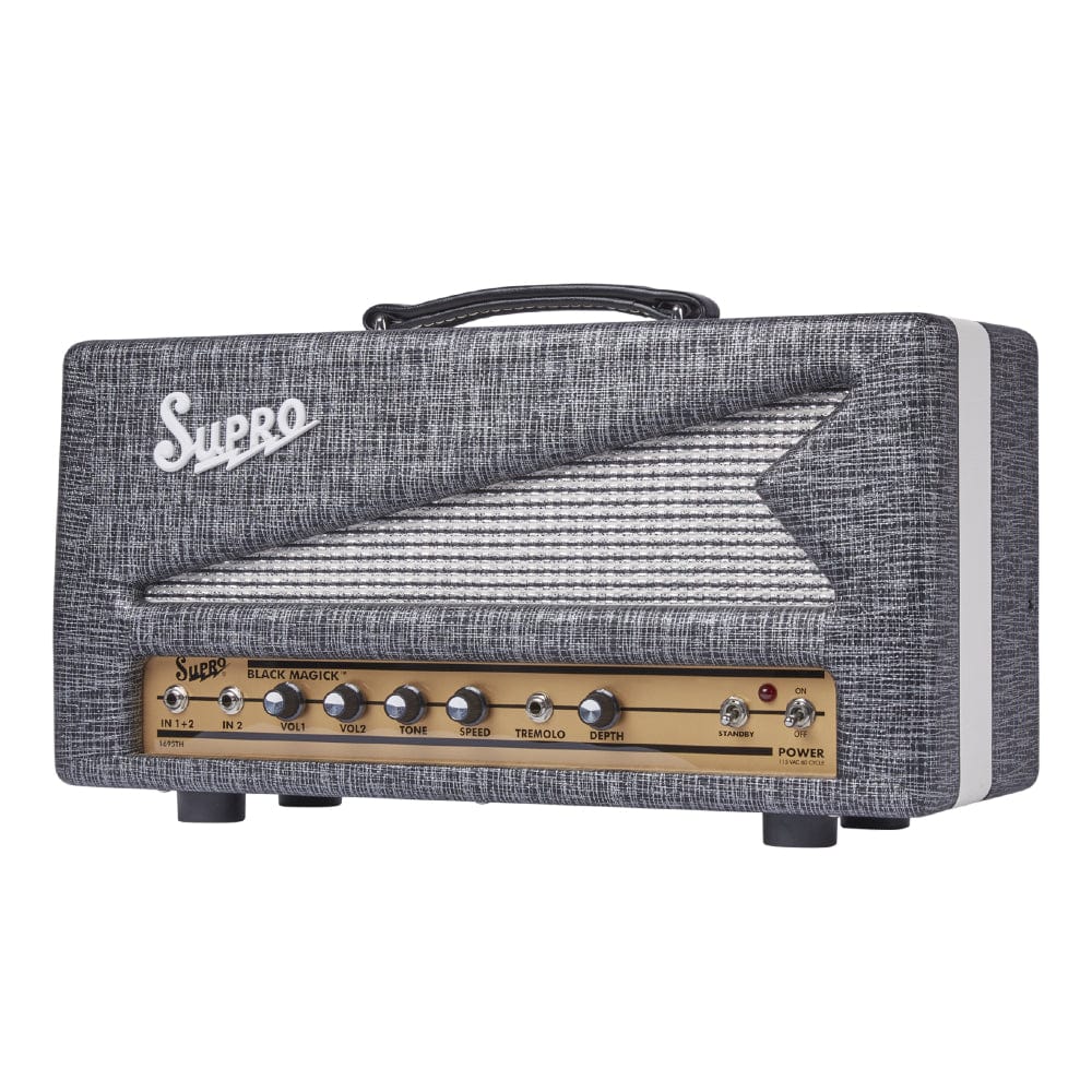 Supro Black Magick Head 25-Watt Electric Guitar Amplifier Head - Image 3