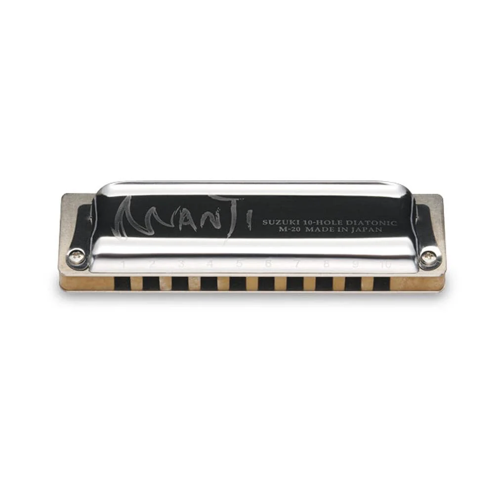 Suzuki Manji Series M20 10 Hole 20 Notes Diatonic Harmonica - Image 2