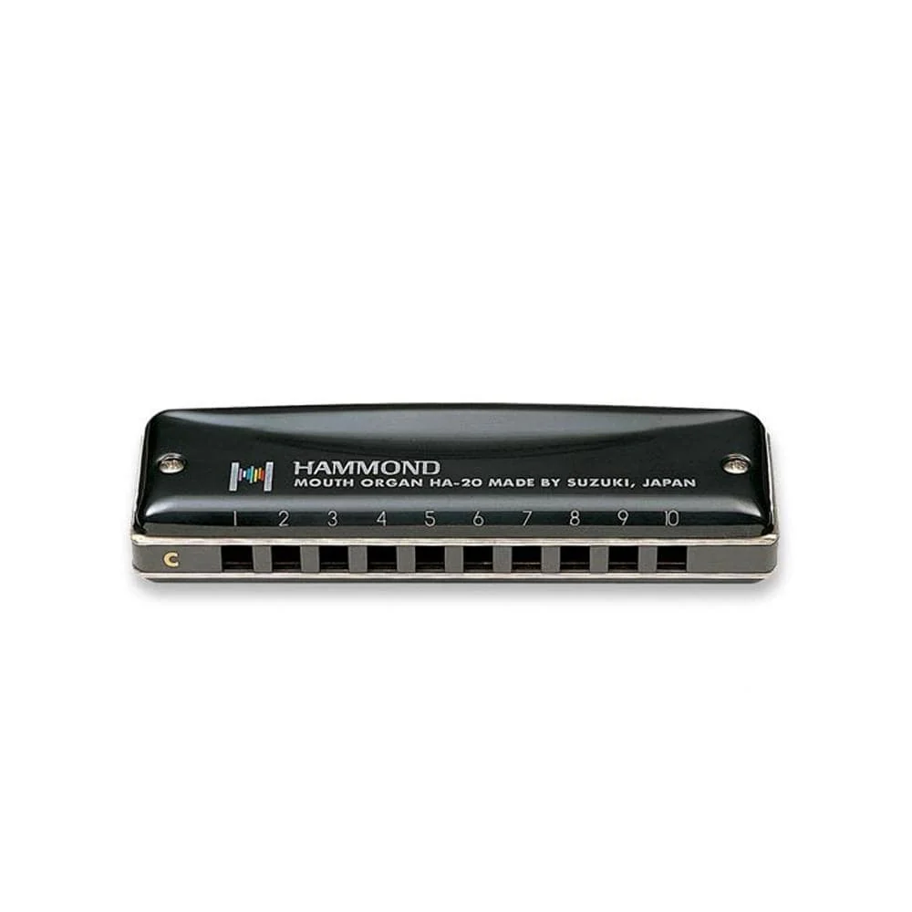 Suzuki Promaster HA 20 Hammond Professional 10 Hole Diatonic Harmonica