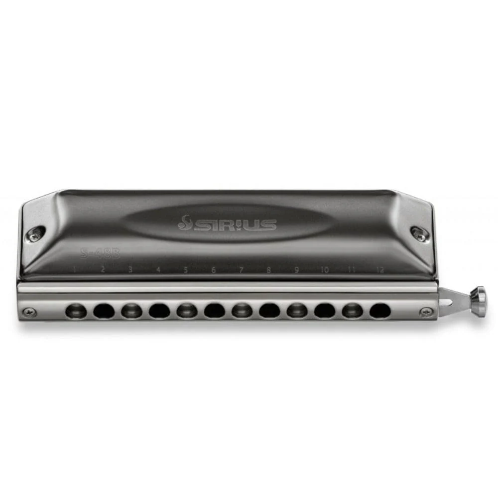 Suzuki S-48B 12-Hole  Sirius Bass Chromatic Harmonica