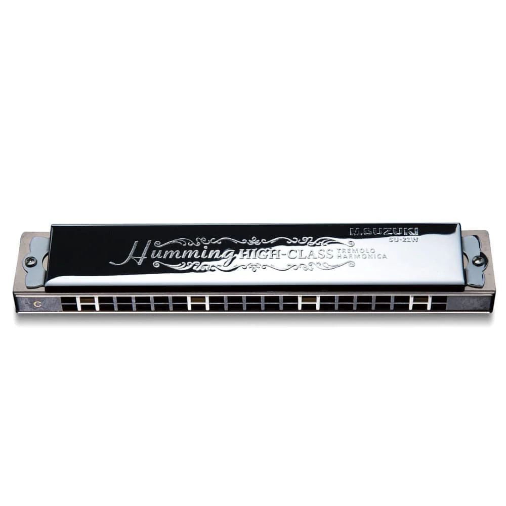 Suzuki SU-21W 21-Hole Tremolo High Class Humming Harmonica