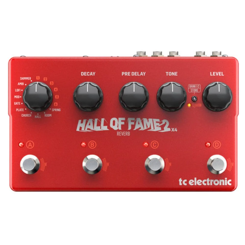 T.C. Electronic Hall of Fame 2 Mini X 4 Reverb Effect Pedal - Image 2