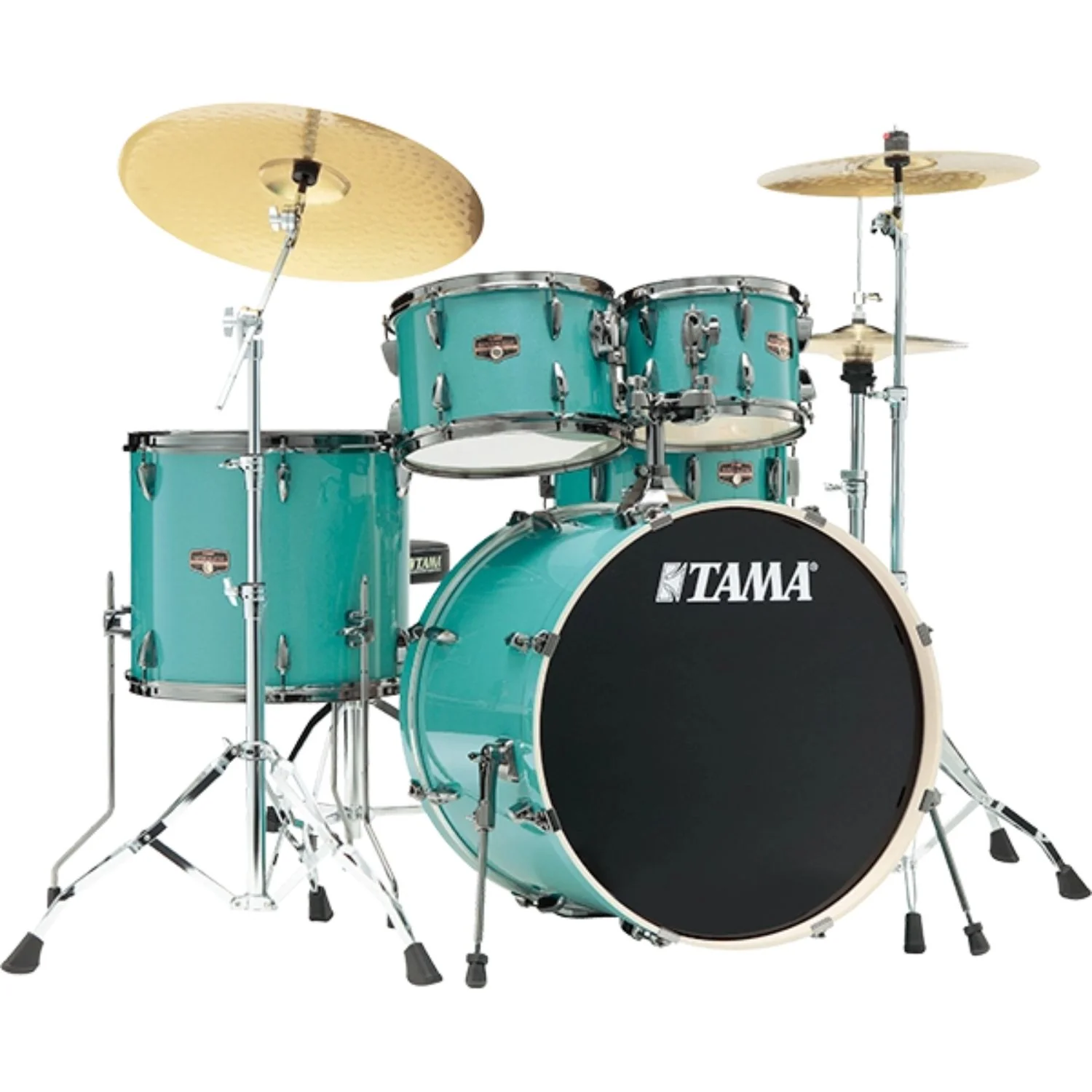 Tama IP52H6W Imperial Star 5 Piece Acoustic Drum Kit with Hardware and Drum Throne - Image 13