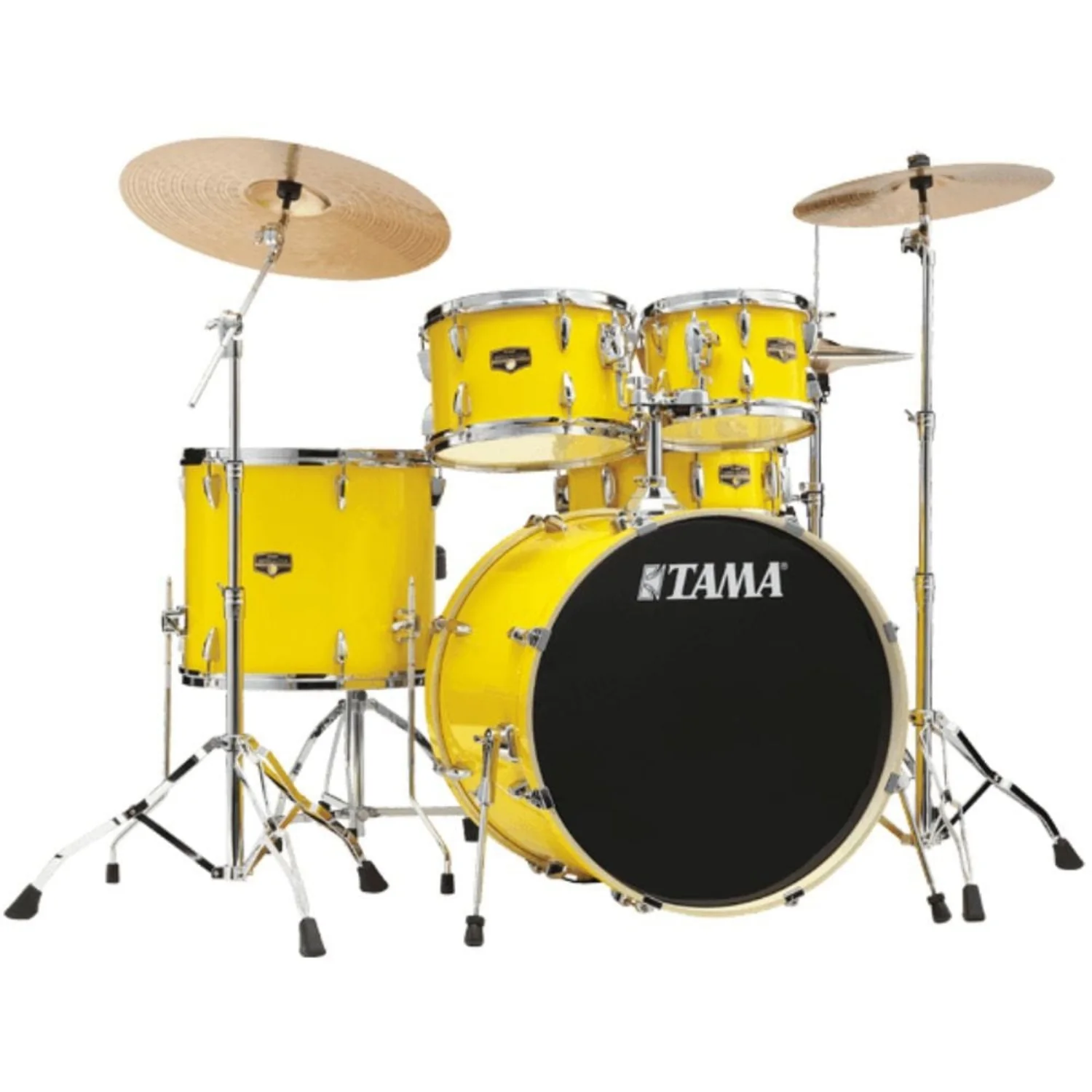 Tama IP52H6W Imperial Star 5 Piece Acoustic Drum Kit with Hardware and Drum Throne - Image 5