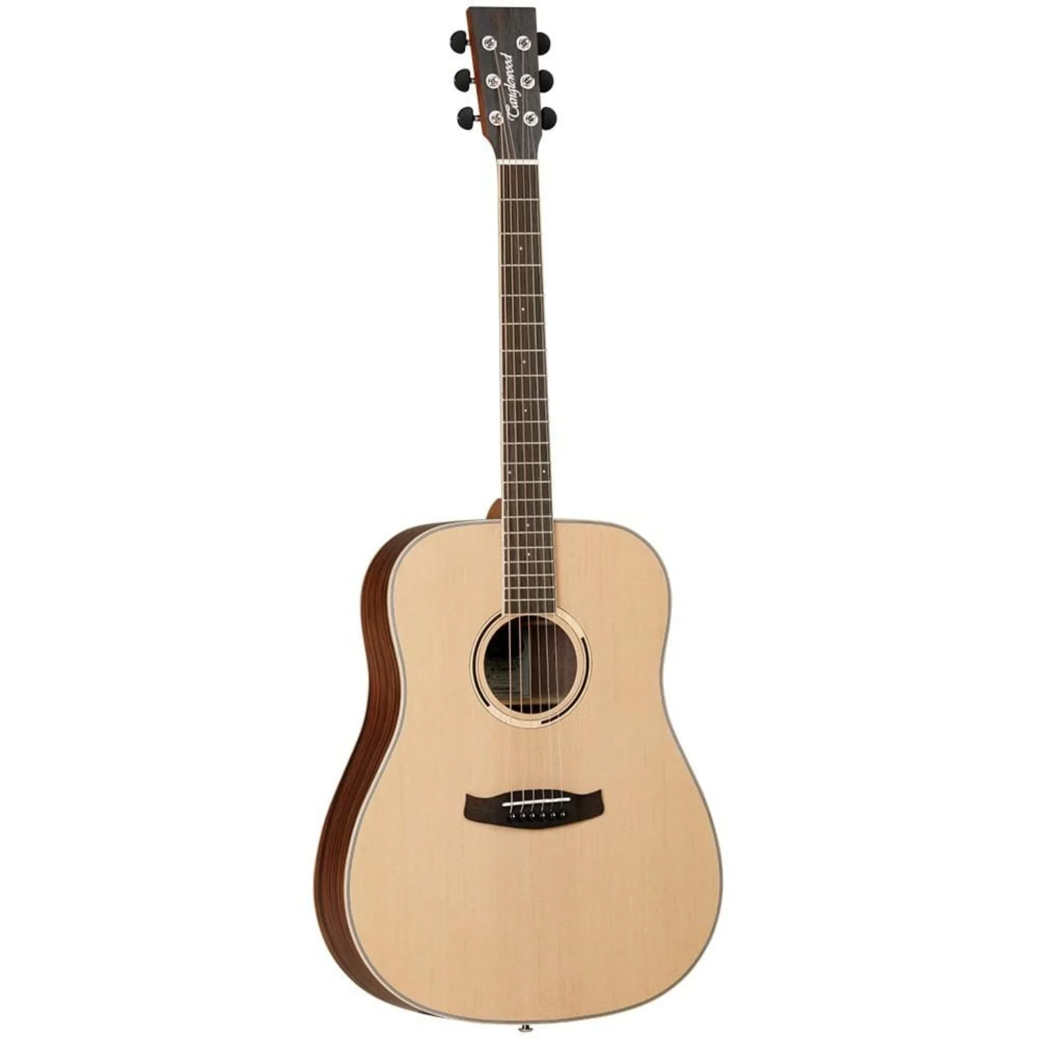 Tanglewood DBTDEB 6-Strings Discovery Exotic Dreadnaught Ebony Acoustic Guitar
