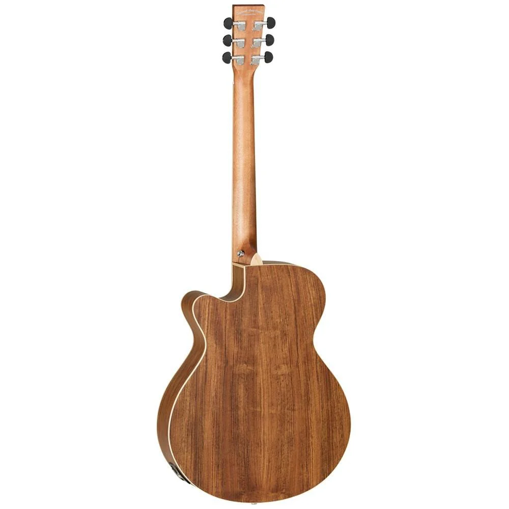 Tanglewood DBTSFCEOV 6-Strings Discovery Exotic Super Folk Ovangkol Electro Acoustic Guitar - Image 2