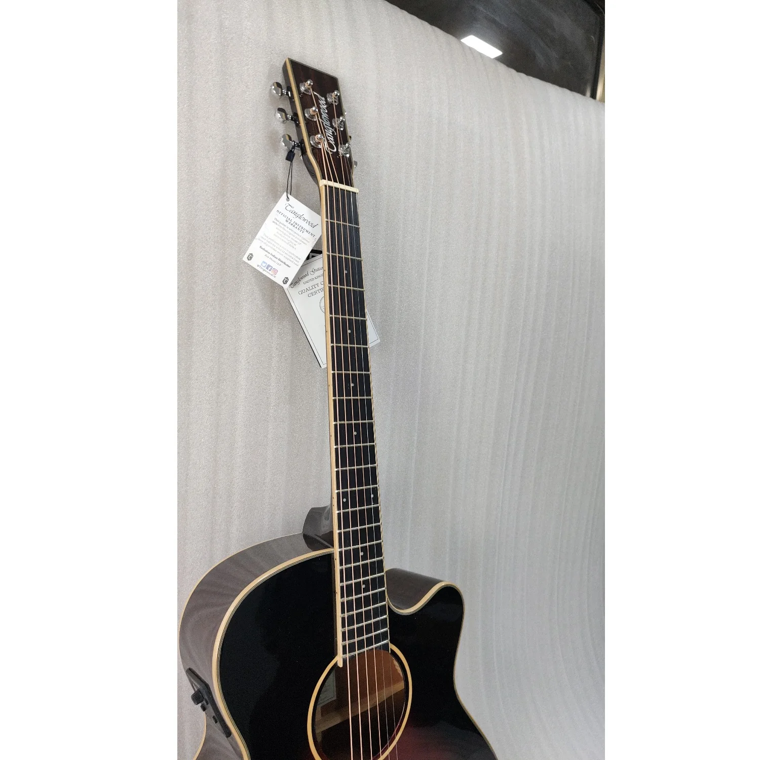 Tanglewood TW4AVB Winterleaf Super Folk C'way with EQ Electro Acoustic Guitar - Open Box - Image 5