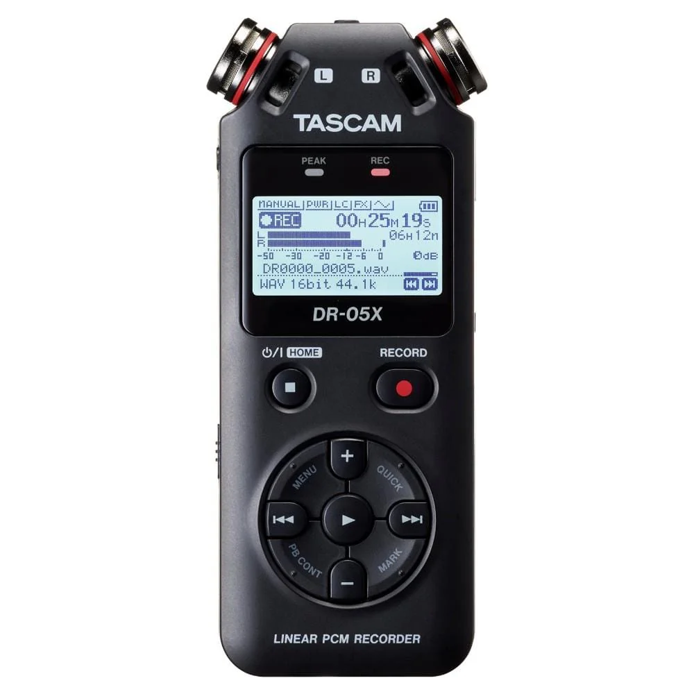 Tascam DR-05X Stereo Handheld Digital Audio Recorder and USB Audio Interface