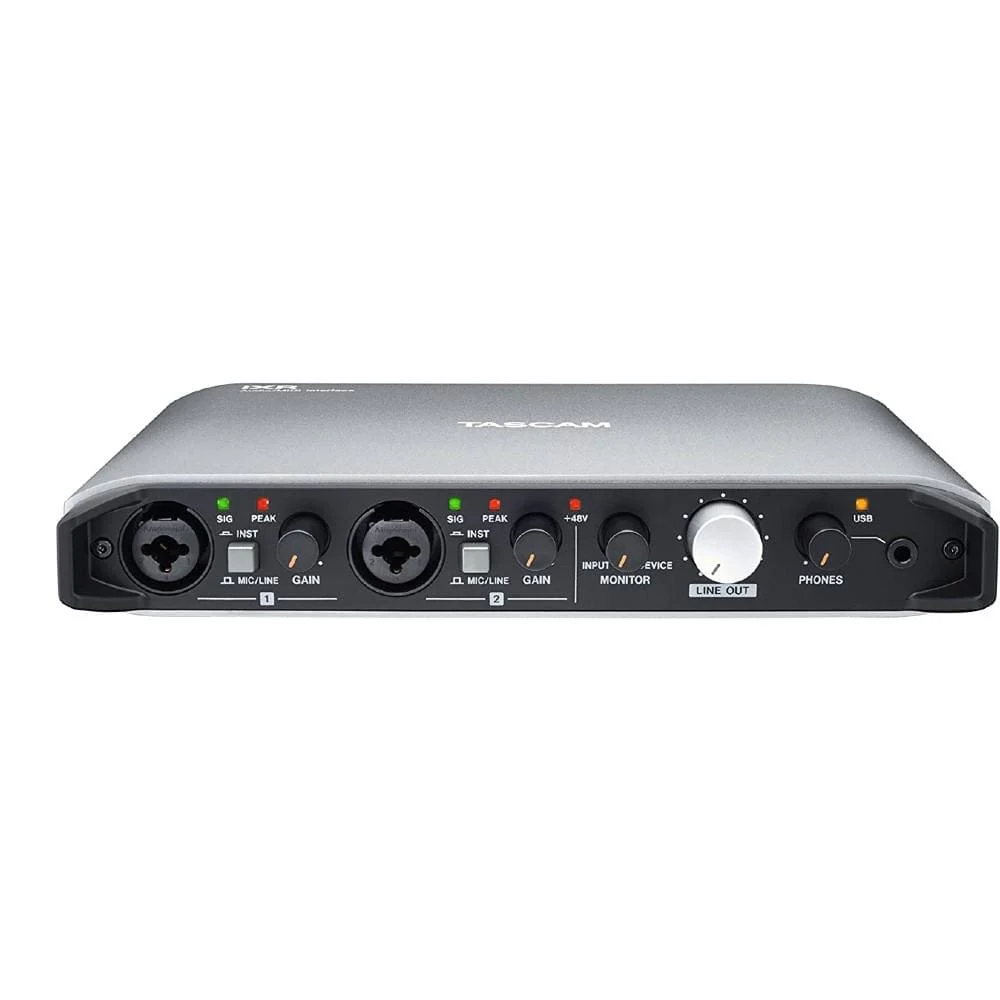 Tascam iXRTP TrackPack iXR Audio Interface With Protective Cover And TM-60 Condenser Microphone - Image 2