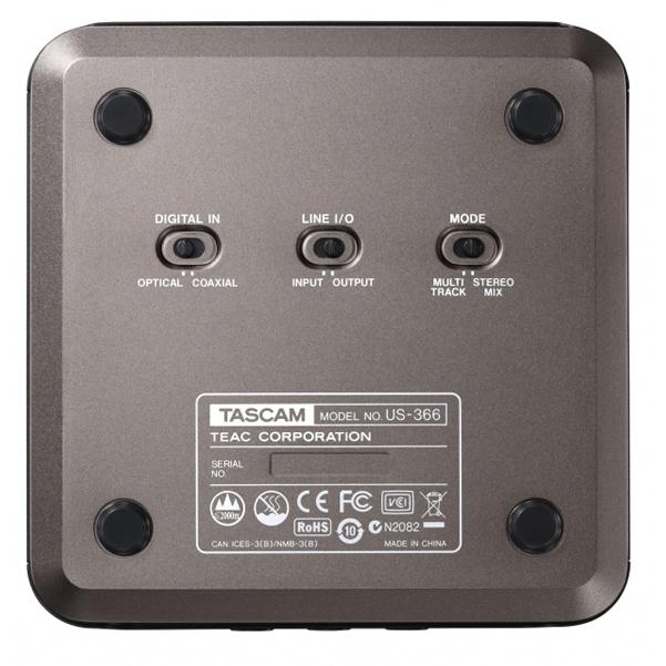 Tascam US-366 USB 2.0 Audio Interface with DSP Mixer - Image 2