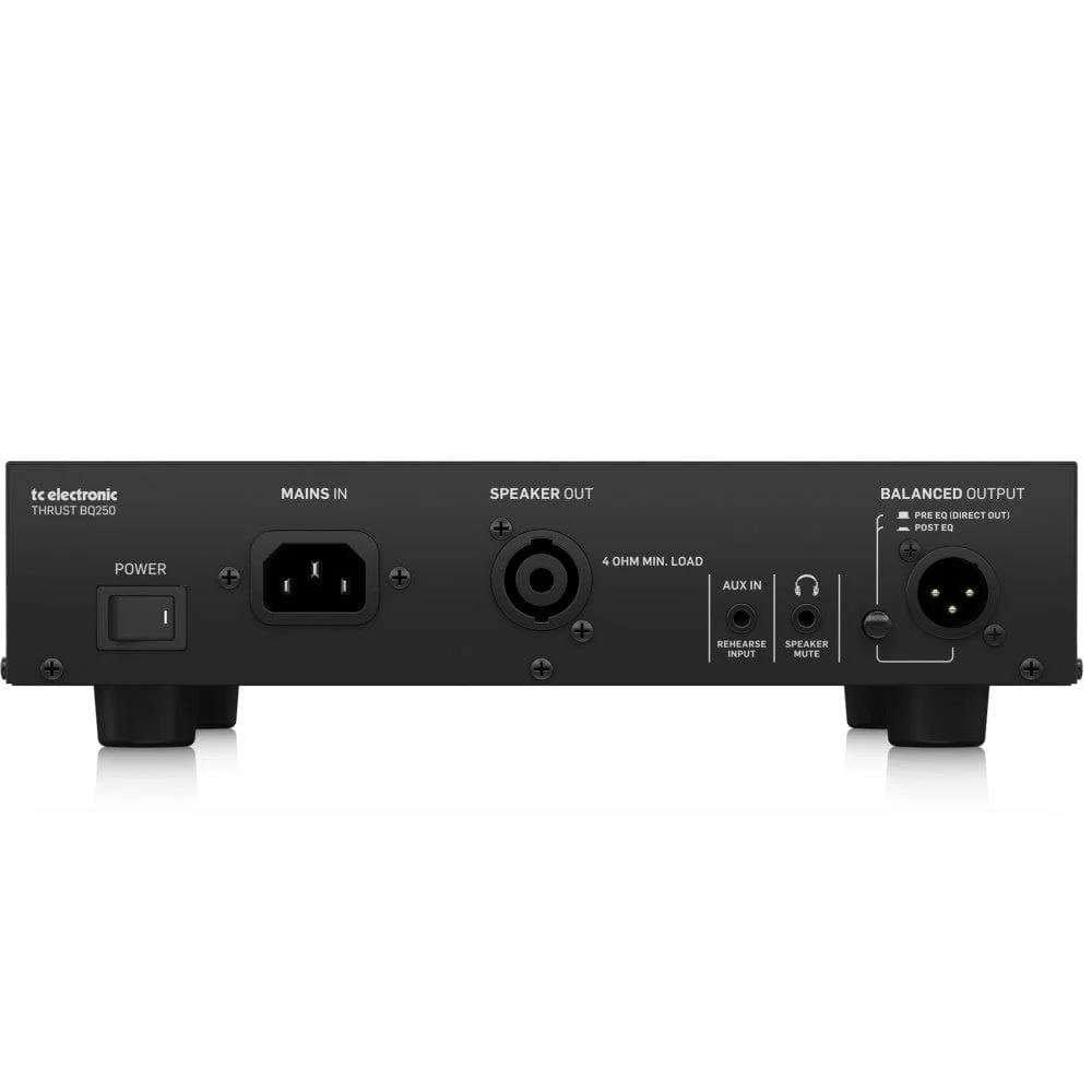 TC Electronic BQ250 250 Watt Bass Head with Mosfet Preamp - Image 5