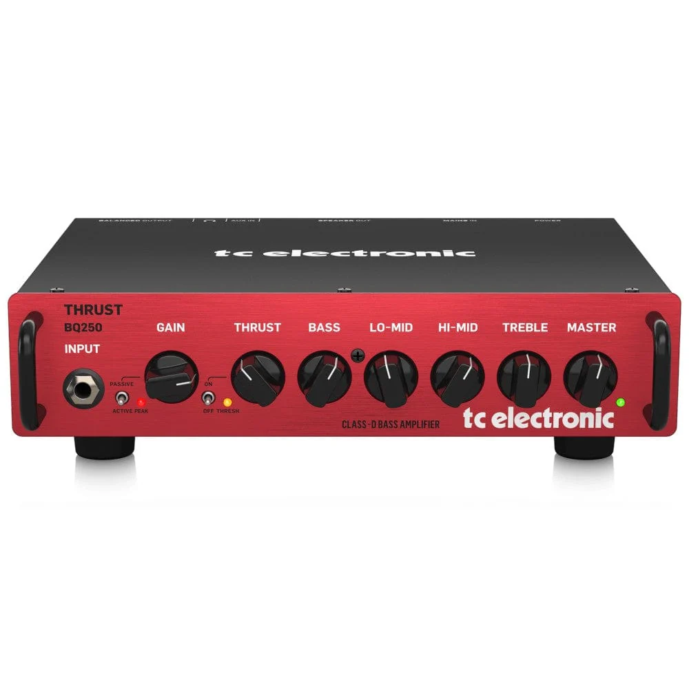 TC Electronic BQ250 500 Watt Portable Bass Head with Mosfet Preamp - Image 2