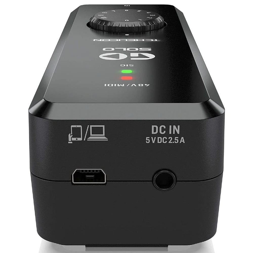 TC Helicon GO SOLO High Definition Audio MIDI Interface For Mobile Devices - Image 4
