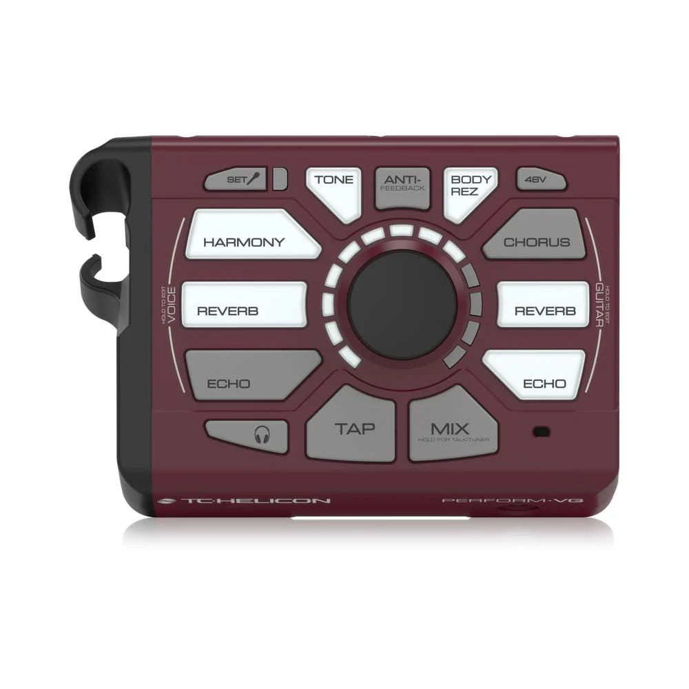 TC Helicon Perform-VG Mic-Stand-Mount Vocal and Guitar Processor