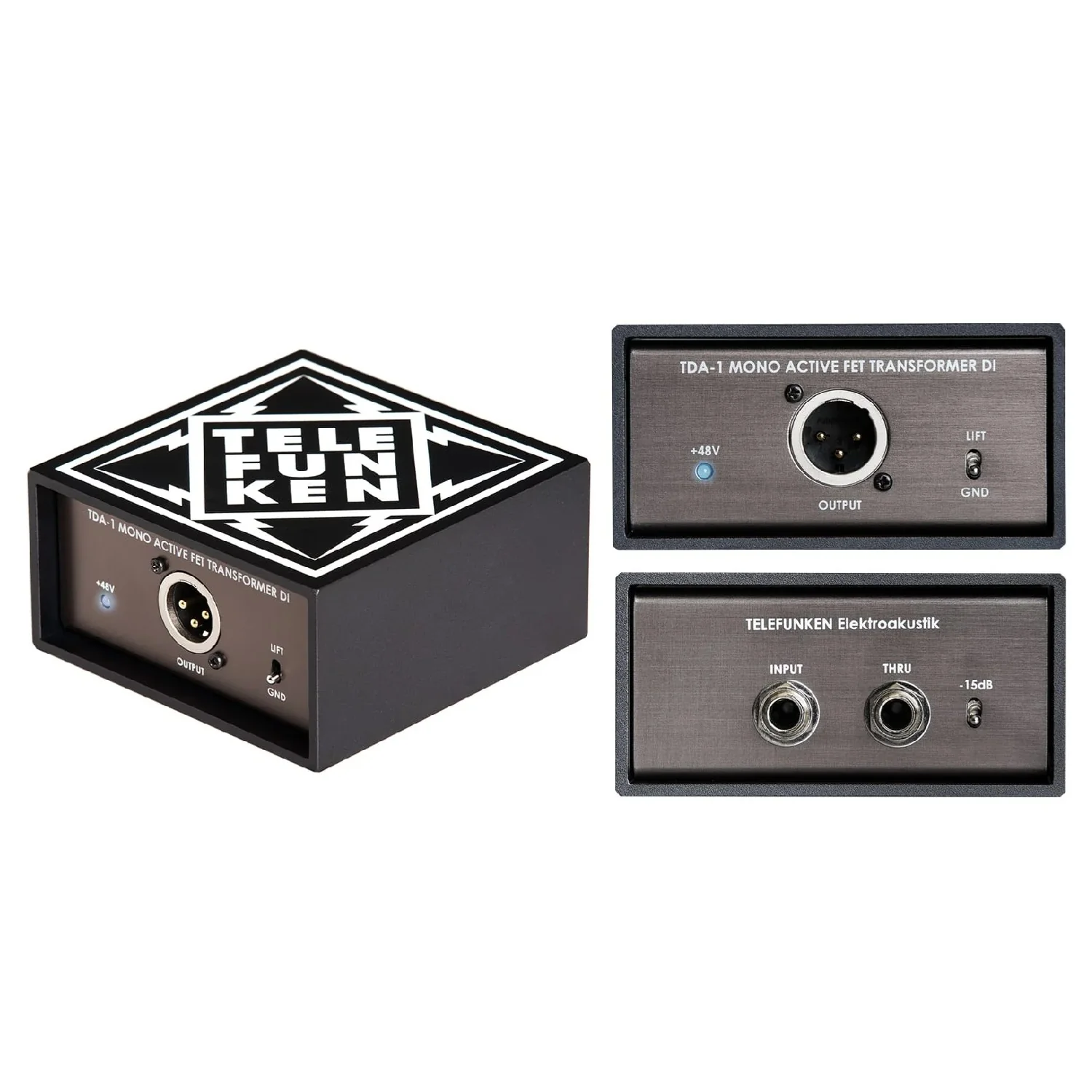 Telefunken TDA-1 Single Channel Mono Active Direct Box - Image 4