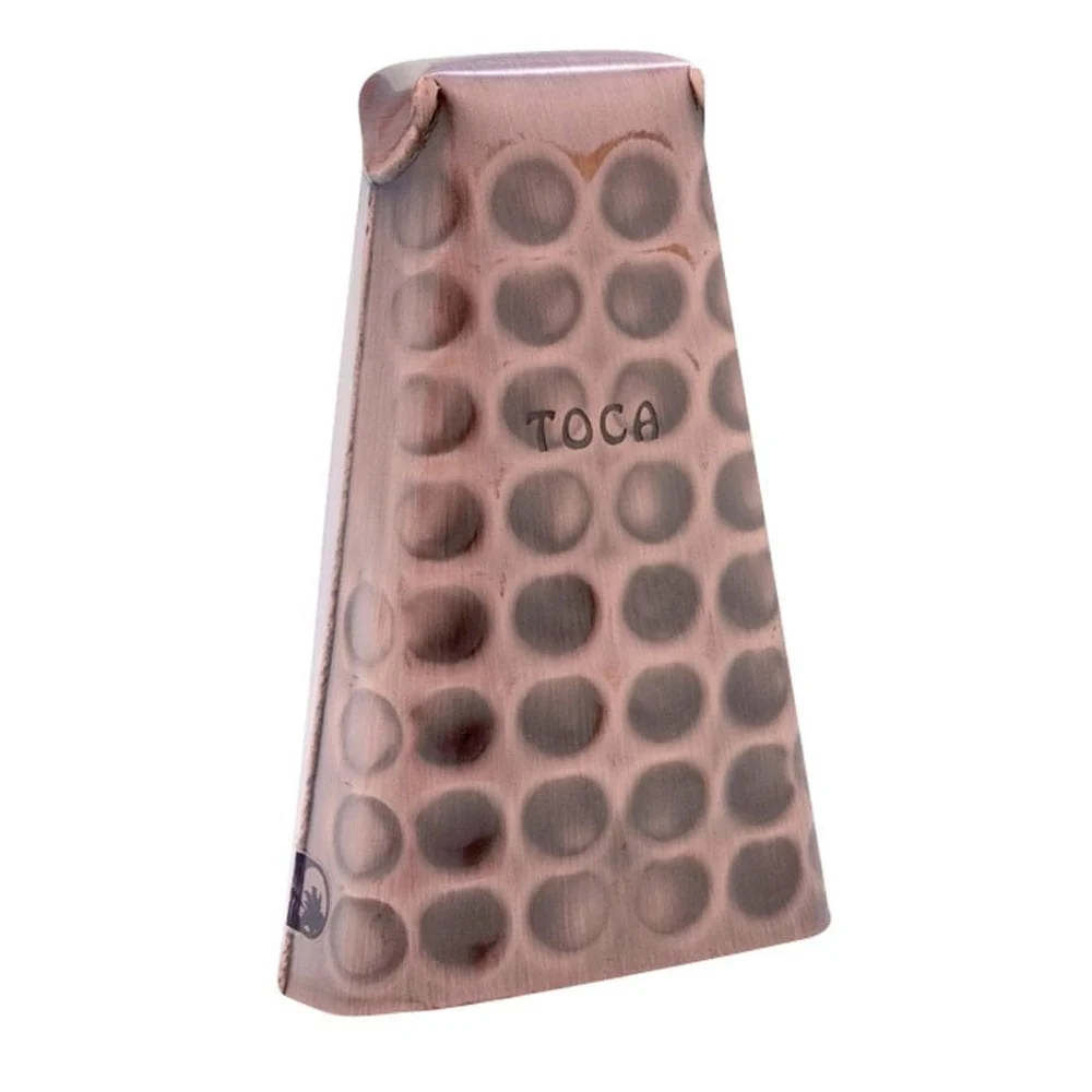 Toca Percussion Pro Line Series Hybrid Handheld Cooper Cowbell - Black Copper