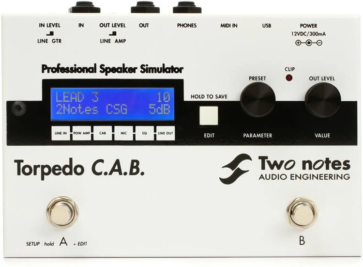 Two Notes Torpedo CAB