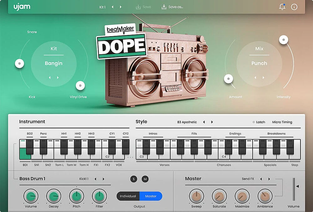 UJAM Beatmaker Bundle: Drum Machine Bundle – Professional Audio Software & Plugin - Image 3