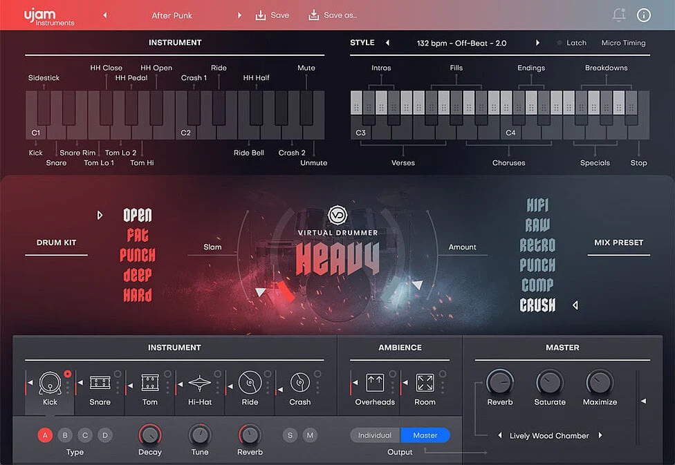 UJAM HEAVY 2: Drum Machine – Professional Audio Software & Plugin - Image 2