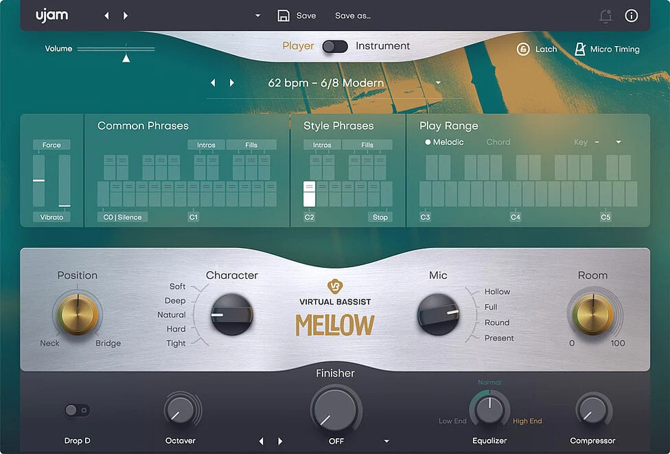 UJAM MELLOW 2: Bass Instrument – Professional Audio Software & Plugin - Image 2