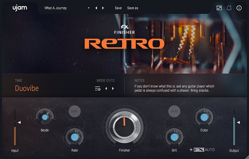 UJAM RETRO: Distortion Plugin