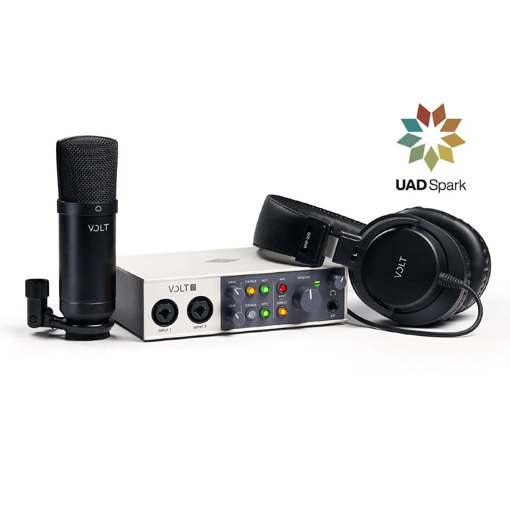 Universal Audio Volt 2 USB C 2x2 Audio Interface Studio Pack with UAD Plug-Ins - Image 2
