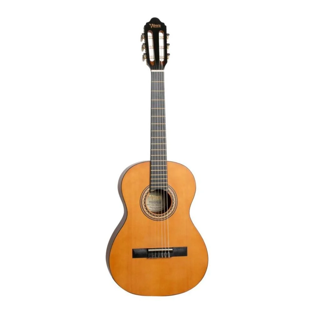 Valencia VC204HT Hybrid Thin Neck Classical Guitar With Truss Rod - Antique Natural