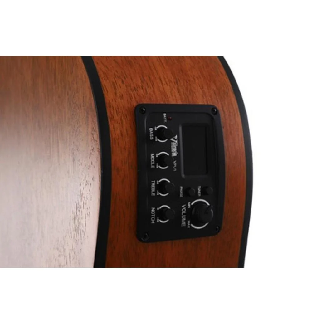 Valencia VC304CET 4/4 Size 300 Series Cutaway Semi Acoustic Classical Guitar With Truss Rod - Image 4