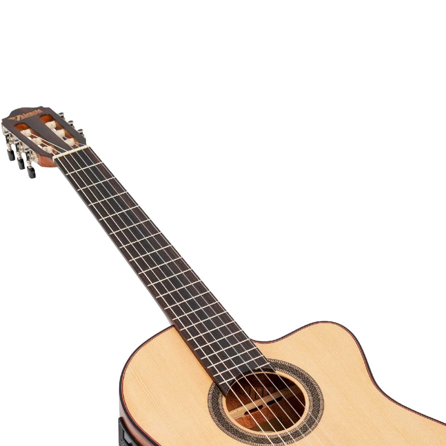 Valencia VC704CE 6 String Semi Classical Guitar - Image 6