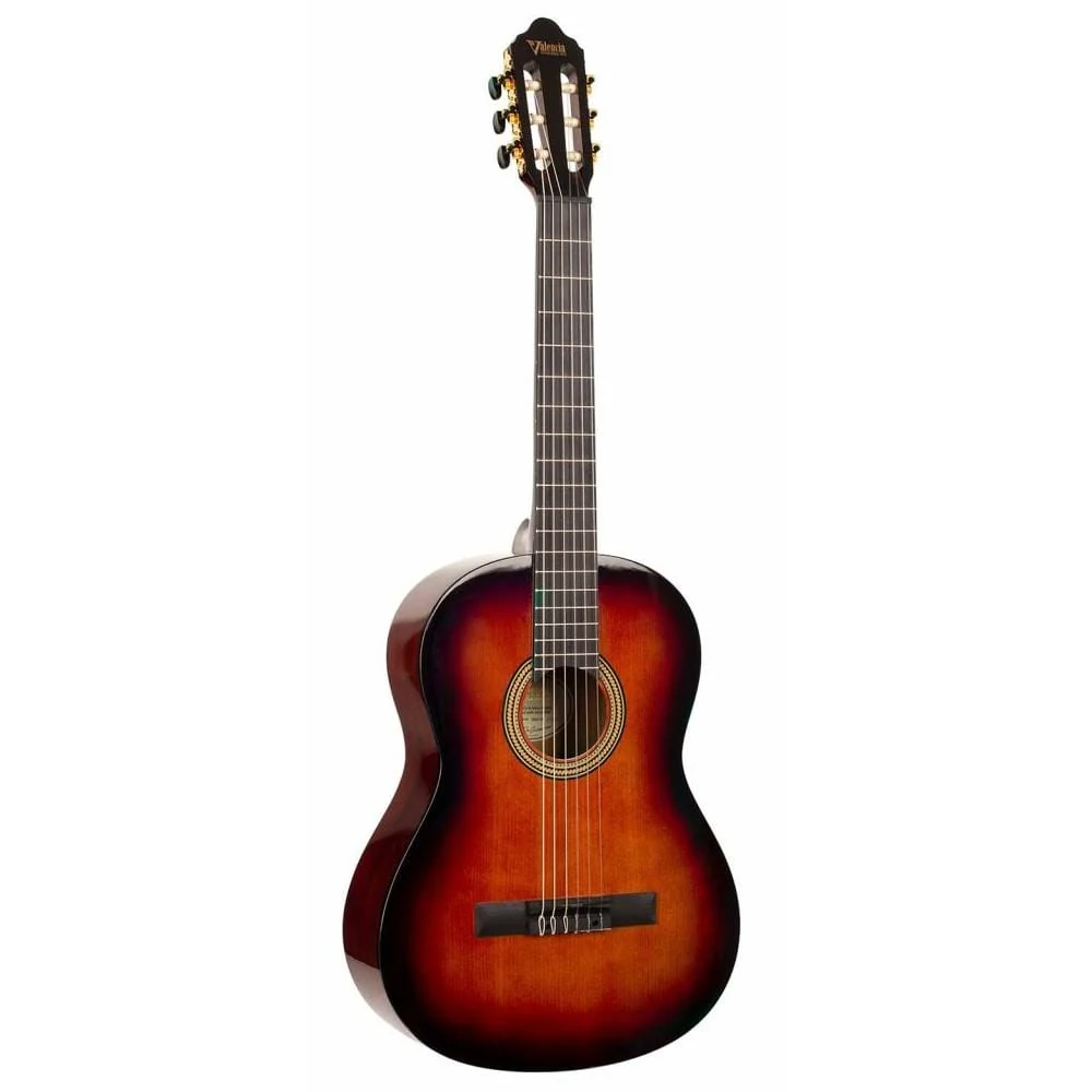 Valencia VC264H 4/4 Hybrid Narrow Neck Classical Guitar With Truss Rod