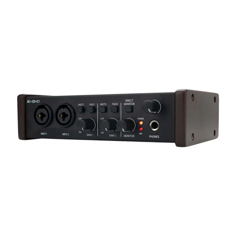 Vault Home Studio Elite Bundle - Vault Ai22HD 2x2 USB Audio Interface with 192kHz Recording,  Bitwig 8-Track Bundle, Condenser Microphone, Studio Monitor,  Studio Headphone, and Cables - Image 4