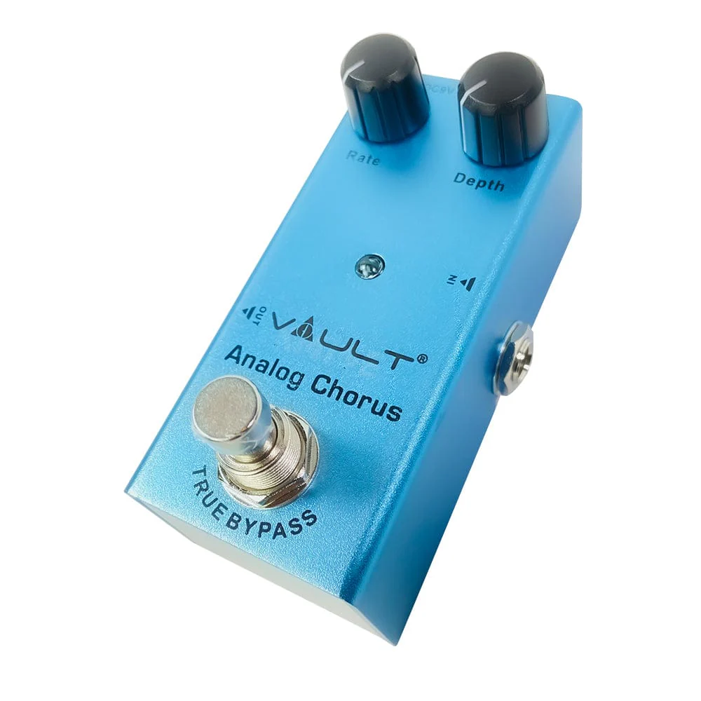 Vault Analog Chorus Effects Pedal With all Metal Body, Small Footprint & 3 Year Warranty - Open Box - Image 2