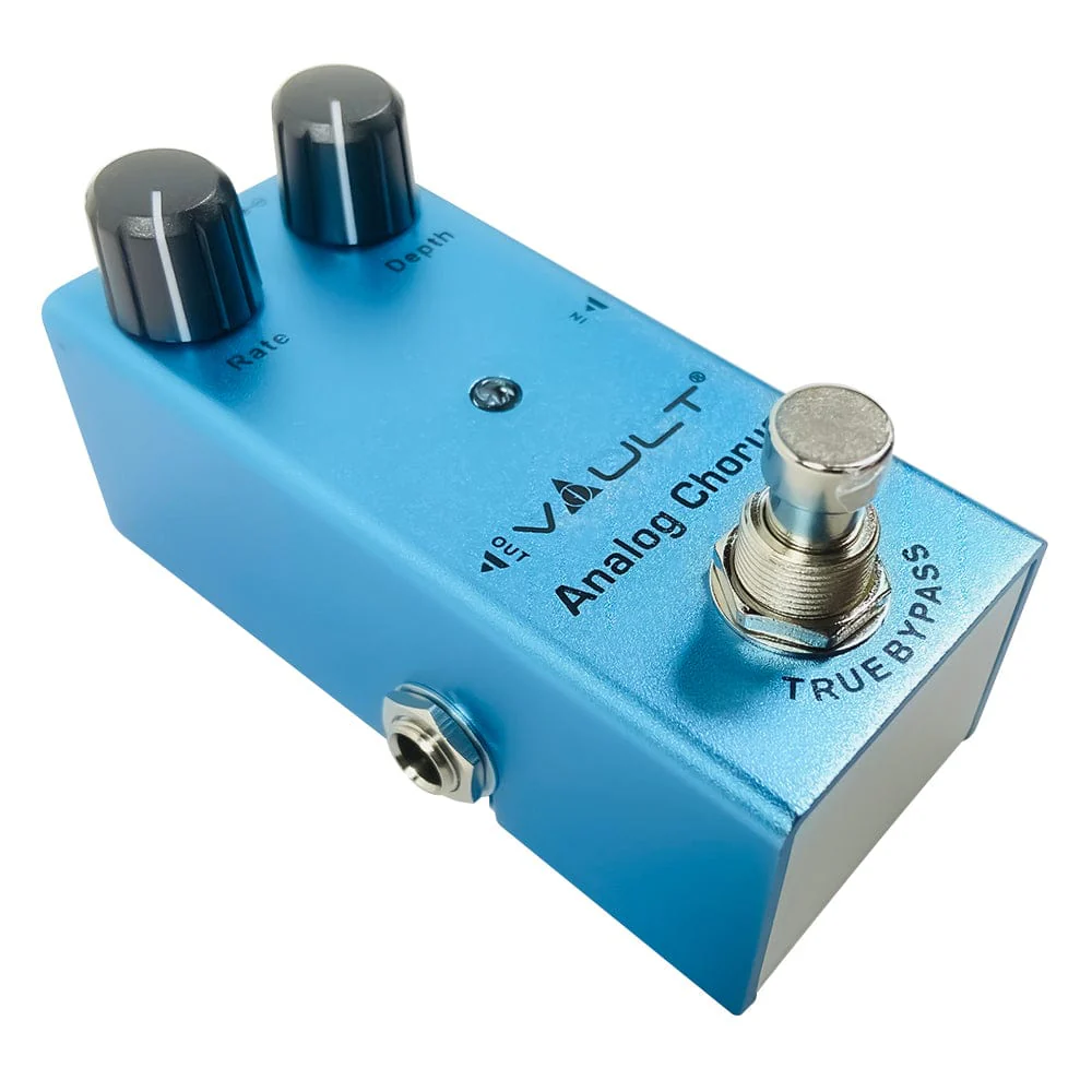 Vault Analog Chorus Effects Pedal With all Metal Body, Small Footprint & 3 Year Warranty - Open Box - Image 3